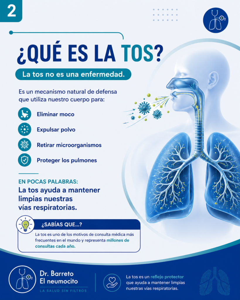 2.- la tos